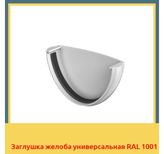 Заглушка желоба универсальная RAL 1001 в Караганде